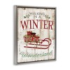 Stupell Industries Rustic Winter Wonderland Sleigh, 25" x 31" - 3 of 4