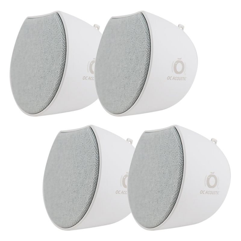 OC Acoustic Newport Plug-in Outlet Speaker with Bluetooth 5.1 and Built-in USB Type-A Charging Port - Set of 4, 1 of 15