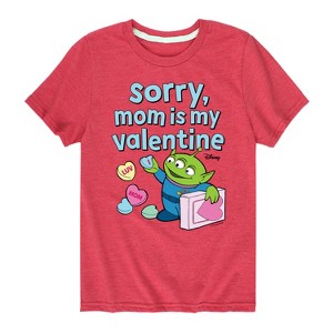 Boys' - Toy Story - Sorry Mom My Valentine Short Sleeve Graphic T-Shirt - 1 of 4