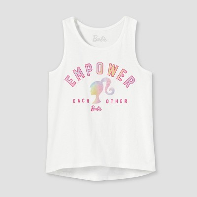 barbie white tank top