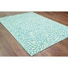 Oriental Weavers Meridian 1506L Blue/ Ivory Indoor/Outdoor Area Rug - 2'3" x 7'6" - 4 of 4