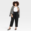 Women's Super-High Rise Tapered Ankle Pull-On Paperbag Pants - A New Day™ - 3 of 3