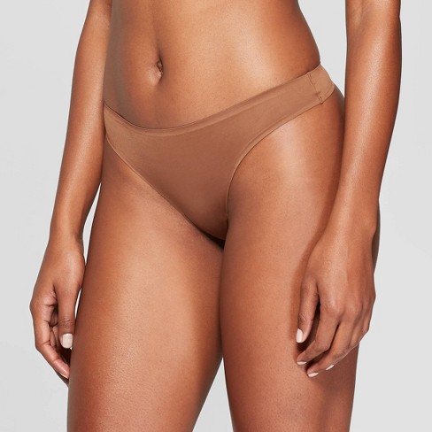 Women's Bonded Micro Thong - Auden™ Cocoa M : Target