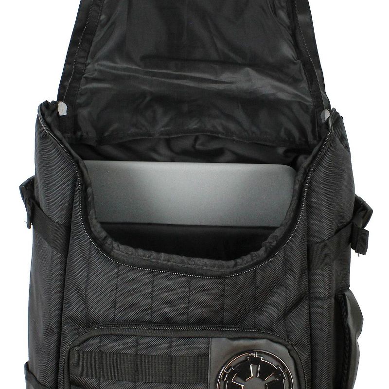 Star Wars Darth Vader Costume School Bag Padded Sleeve Tech Laptop Backpack Black, 5 of 8