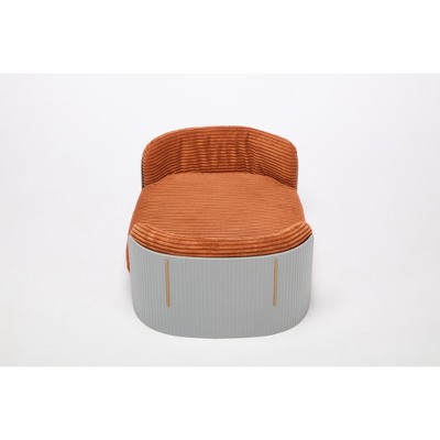 Cesicia Scandinavian style Cat Couch Bed, Elevated Cat Beds with Removable Mattress Cover, for Kitty, Puppy or Small Animal