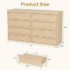 Jojoka 8 Drawer Dresser for Bedroom, 54" Wide Modern Double Dresser Organizer with Large Storage - 2 of 4