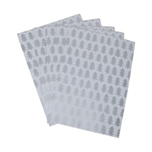 Unique Bargains Gift Wrap Paper Stars Glossy Coated Paper 27.56"x19.69" 5 Pcs - 1 of 4