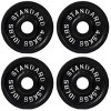 Gulches 2¡¯ Olympic Cast Iron Weight Plates for Strength Training and Weightlifting, Multiple Sizes - 2 of 4
