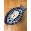 Blue Rose Polish Pottery E25 Ceramika Artystyczna Medium Fish Dish - 2 of 2
