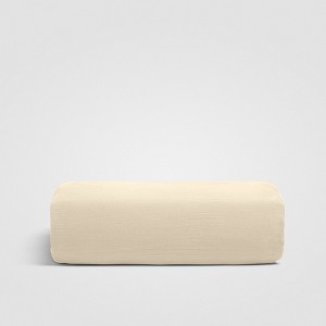 Crane Home | Dune Crinkled Comfort Fitted Sheet (Sandstone) - 1 of 4