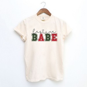 Simply Sage Market Women's Festive Babe Short Sleeve Garment Dyed Tee - 1 of 4