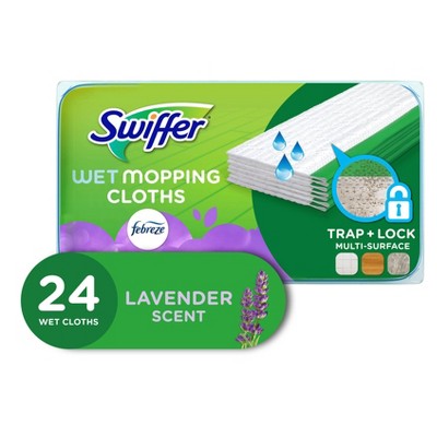 Swiffer Sweeper Wet Mopping Pad & Multi Surface Refills for Floor Mop - 24ct