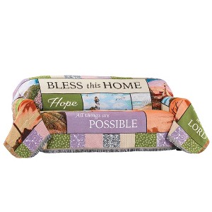 Collections Etc Faith Tapestry Furniture Throw - 1 of 2