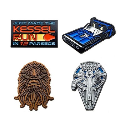 SalesOne LLC Star Wars Han Solo Collector Enamel Pin 4-Pack