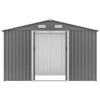 CAVINAS Outdoor Storage Shed with Lockable Doors Weatherproof Garden Shed for Garden, Lawn - 3 of 4