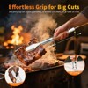 Itopfox 16 Inch Grilling Accessories Set, Heavy Duty Stainless Steel BBQ Tools with Spatula, Fork, Tongs, Perfect for Outdoor Grilling and Gifts - 4 of 4