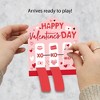 Big Dot of Happiness Happy Valentine’s Day - Valentine Hearts Party Game Pickle Cards - Pull Tabs 3-in-a-Row - Set of 12 - 2 of 4
