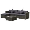 Resenkos 6 Pieces Patio Furniture Set, PE Rattan, - 2 of 4