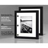 Picture Frame  WIth Matt - Made of MDF / Shatter Resistant Glass Horizontal and Vertical Formats - Variety of Sizes & Multipacks - Americanflat - image 4 of 4