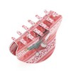 Unique Bargains Christmas Hair Clips Semicircle Elder for Christmas 3.35"x1.77"x1.77" Red Green 1 Pc - 4 of 4