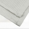 Unique Bargains Waffle Weave Pattern Soft Absorbent Cotton Bath Towel Classic Design 55.12''x27.56'' for Bathroom Shower 1Pc - 3 of 4