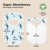 KeaBabies 8-Pack Hallo Baby Drool Bibs , Baby Bibs for Boys, Girls, Pull-on Bibs for Baby Boy, Baby Girl, Baby Bib Unisex - 3 of 4