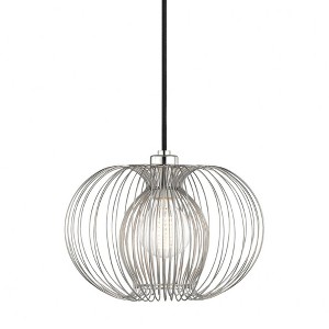 Mitzi Jasmine 1 - Light Pendant in  Polished Nickel - 1 of 2