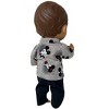 Doll Clothes Superstore Handmade Mickey Print Jacket for 12-Inch Baby Alive & Little Dolls - 4 of 4