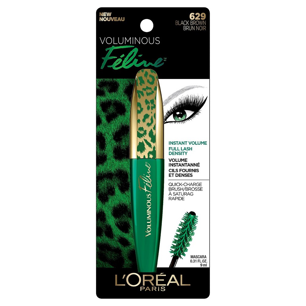 UPC 071249324721 product image for L'Oreal Paris Voluminous Feline Mascara 629 Black Brown .27 fl oz | upcitemdb.com