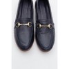 Rory - Dark Blue Leather Bit Loafers | Forever & Always Shoes - 3 of 4