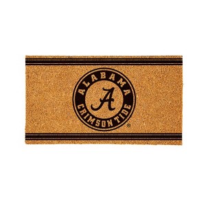 Evergreen University of Alabama Logo Turf Mat, Brown- 28 x 16 Inches Indoor Outdoor Doormat - 1 of 4