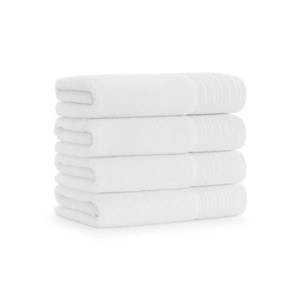 Aston & Arden Anatolia Hand Towels (4 Pack), 18x32, 600 GSM, Linen-Inspired Baratta Dobby, Combed Cotton, Solid - 1 of 4