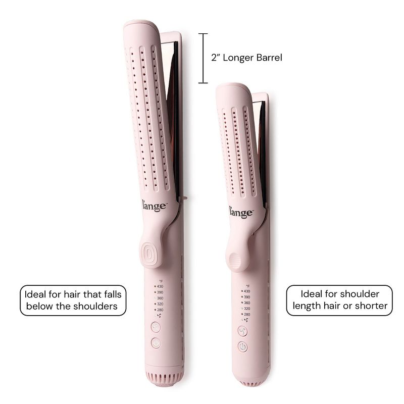 Le Duo- 2-in-1 Curling Wand & Titanium Flat Iron Hair Straightener & Professional Curler., 3 of 9
