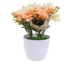 Unique Bargains Artificial Plants Autumn Cherry Blossoms Plastic 3.74"x3.74"x7.87" 1 Pcs - 1 of 4