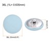 Unique Bargains Metal Shank Round Cloth Covered DIY Sewing Buttons 20 Pcs - 2 of 4