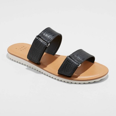 velcro slip on sandals
