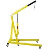 Syemin Lift Jacks 2 Ton Folding Engine Hoist Cherry Picker Shop Crane Hoist Lift, Heavy Duty Steel with Caster Wheels, Yellow, 61"*13"*6.1" - 2 of 4
