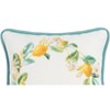 C&F Home 8" x 8" Lemon Wreath Small Petite Printed Throw Pillow - 2 of 4