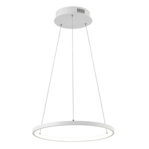 JONATHAN Y Brice Modern Contemporary Metal Round Dimmable Integrated LED Pendant - 1 of 4