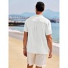 COOFANDY Men's Casual Henley Band Collar Short Sleeve Summer Beach Hippie Shirt - 4 of 4