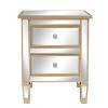 Karl Home 2-Drawer Golden MDF 19.69in. W Nightstands - 3 of 4