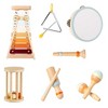 Babyluv "8-Piece Montessori Musical Toy Set for Toddlers: Xylophone, Tambourine, Maracas & More for Ages 3-5" Multicolor - 3 of 4