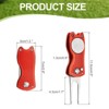 Unique Bargains Foldable Metal Magnetic Golf Divot Repair Tool - 2 of 4
