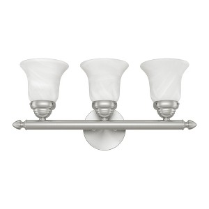 Livex Lighting Neptune 3 - Light Vanity in  Brushed Nickel - 1 of 1