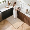 Modern Abstract Rug Washable Rug Non Slip, Low Pile Thin Foldable Mat - 3 of 4