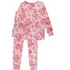 RuffleButts Modal Blend Big Girls Ruffle Long Sleeve Pajama Set - 2 of 2