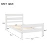Wood Platform Bed with Headboard and Footboard-ModernLuxe - 3 of 4