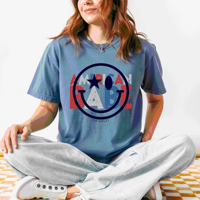 Simply Sage Market S.W.Smiley American Babe Garment Dyed Tee