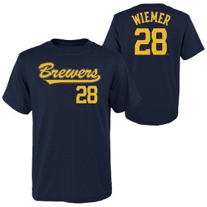 MLB Milwaukee Brewers Boys' N&N T-Shirt - 1 of 3