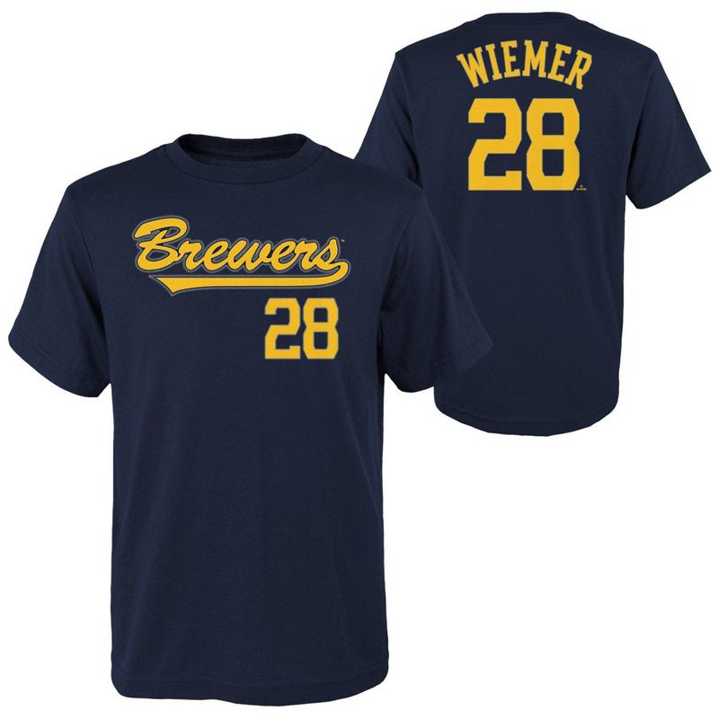 MLB Milwaukee Brewers Boys&#39; N&#38;N T-Shirt, 1 of 4